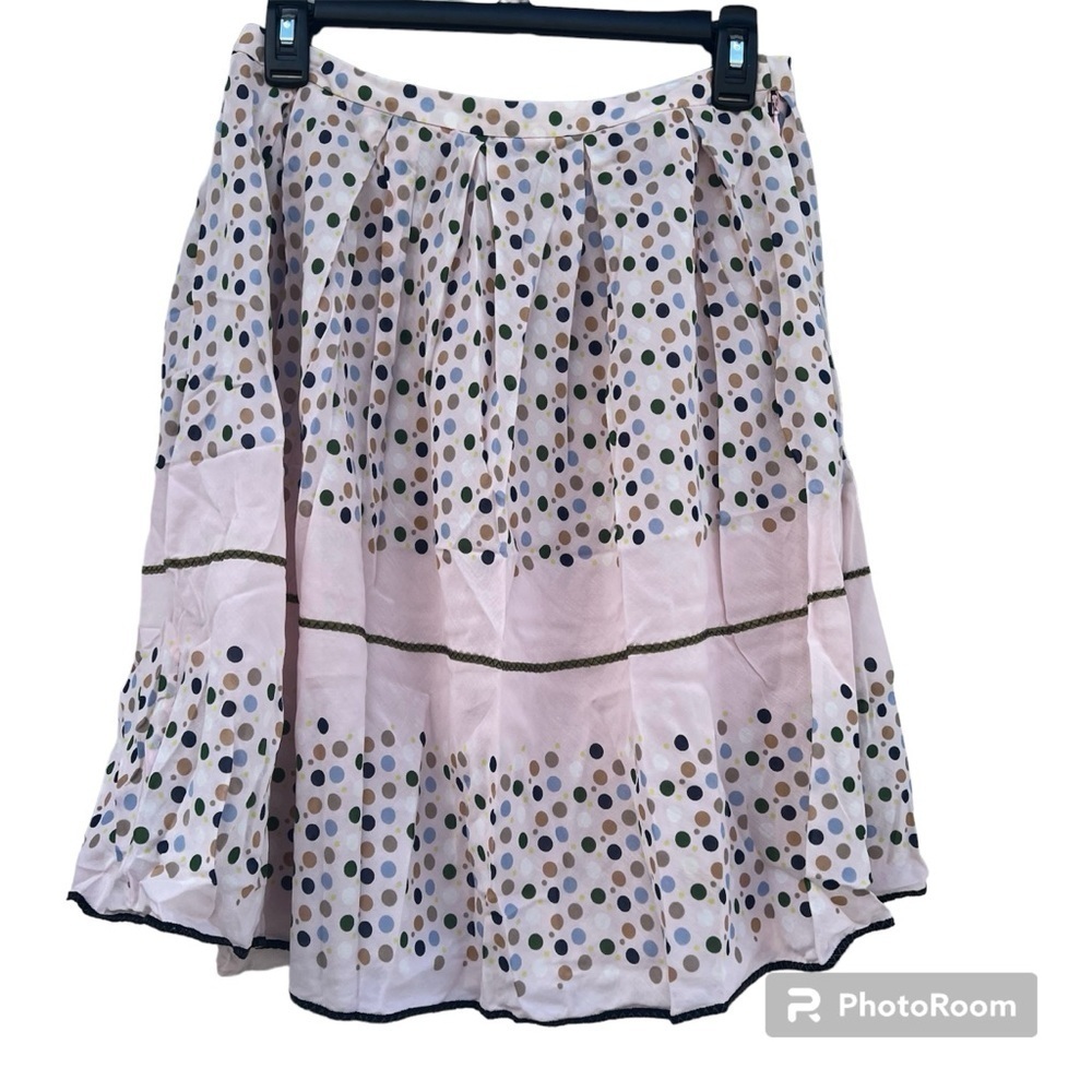 Max Studio Polka Dot Midi Skirt